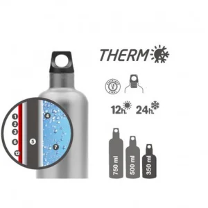 mode pas cher Le moins cher ✔️ Randonnee Pedestre Laken Gourde Isotherme 0,5l Laken Futura Thermo Inox 🔥 7